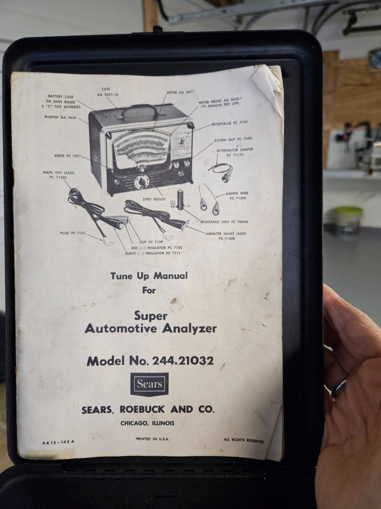 Vintage Penske Automative Analyzer Model 244.21032