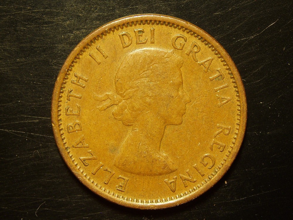 CANADA 1956 1 CENT COIN #11