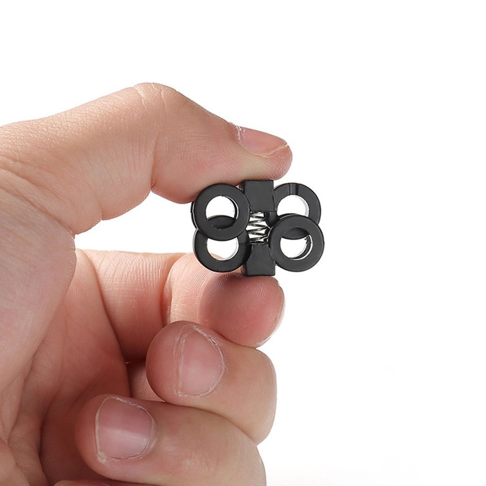 20 Pcs Plastic Buckles Non Adjustable Fastener Locks for Shoes