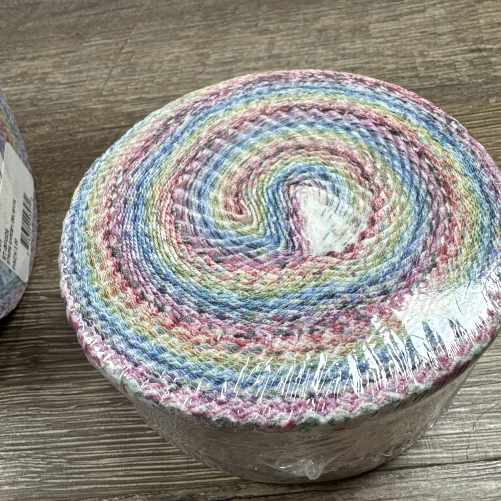 In the Beginning "Garden Delight" pattern Jelly Roll 2 Pkgs