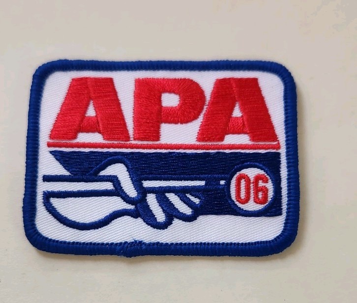 APA 2006 MEMBERSHIP PATCH  AMERICAN POOLPLAYERS ASSOCIATION