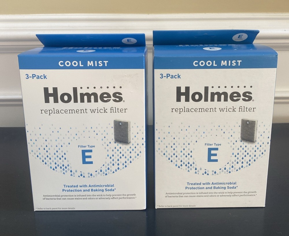 Holmes Replacement Wick Filter Cool Mist 1 Pack of 2 Boxes, E-Type Humidifiers