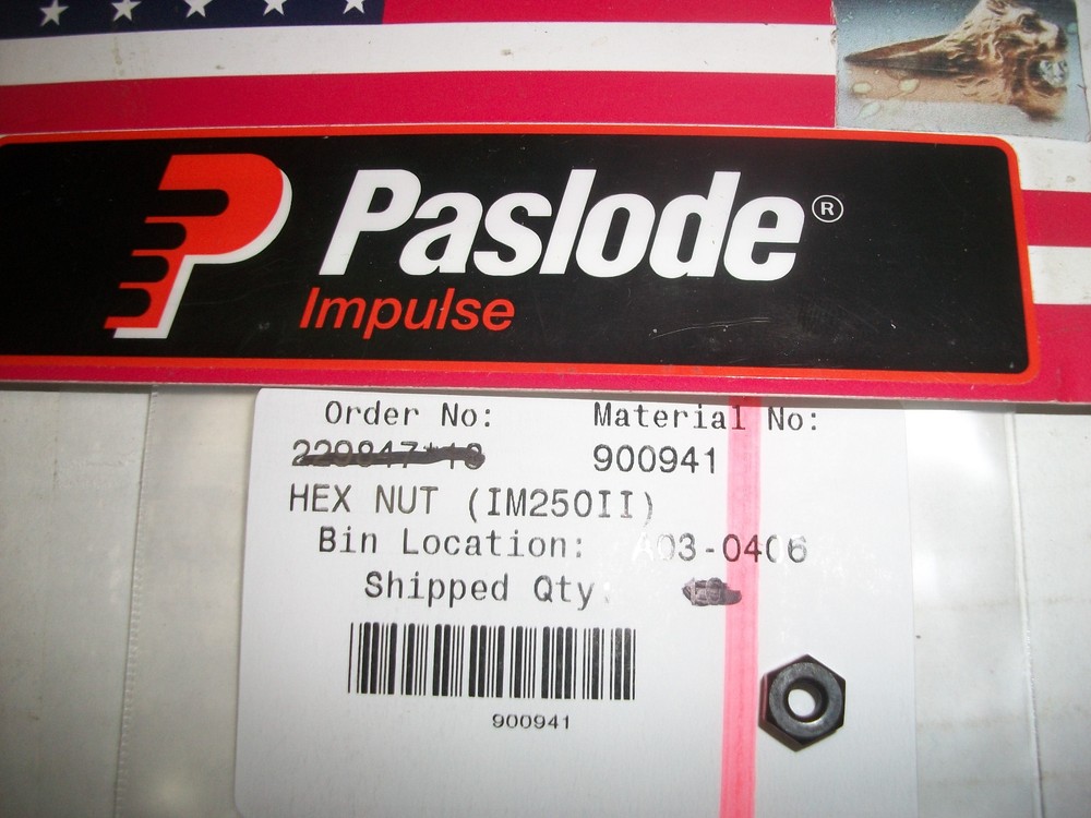 "NEW" Paslode Part #  900941 Nut 8-32