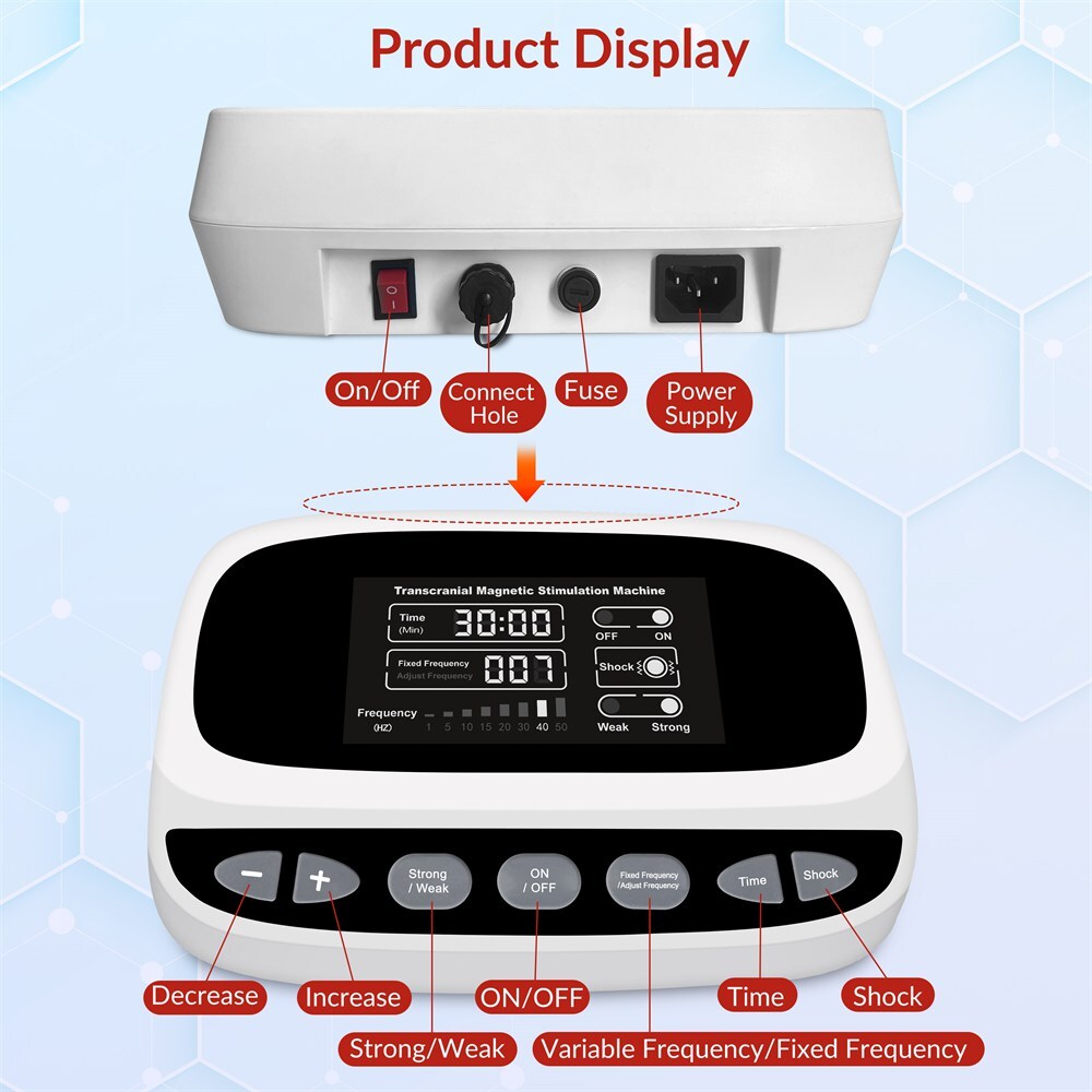 rTMS Brain Stimulator Machine Cognitive Therapy for Anxiety Depression Stroke