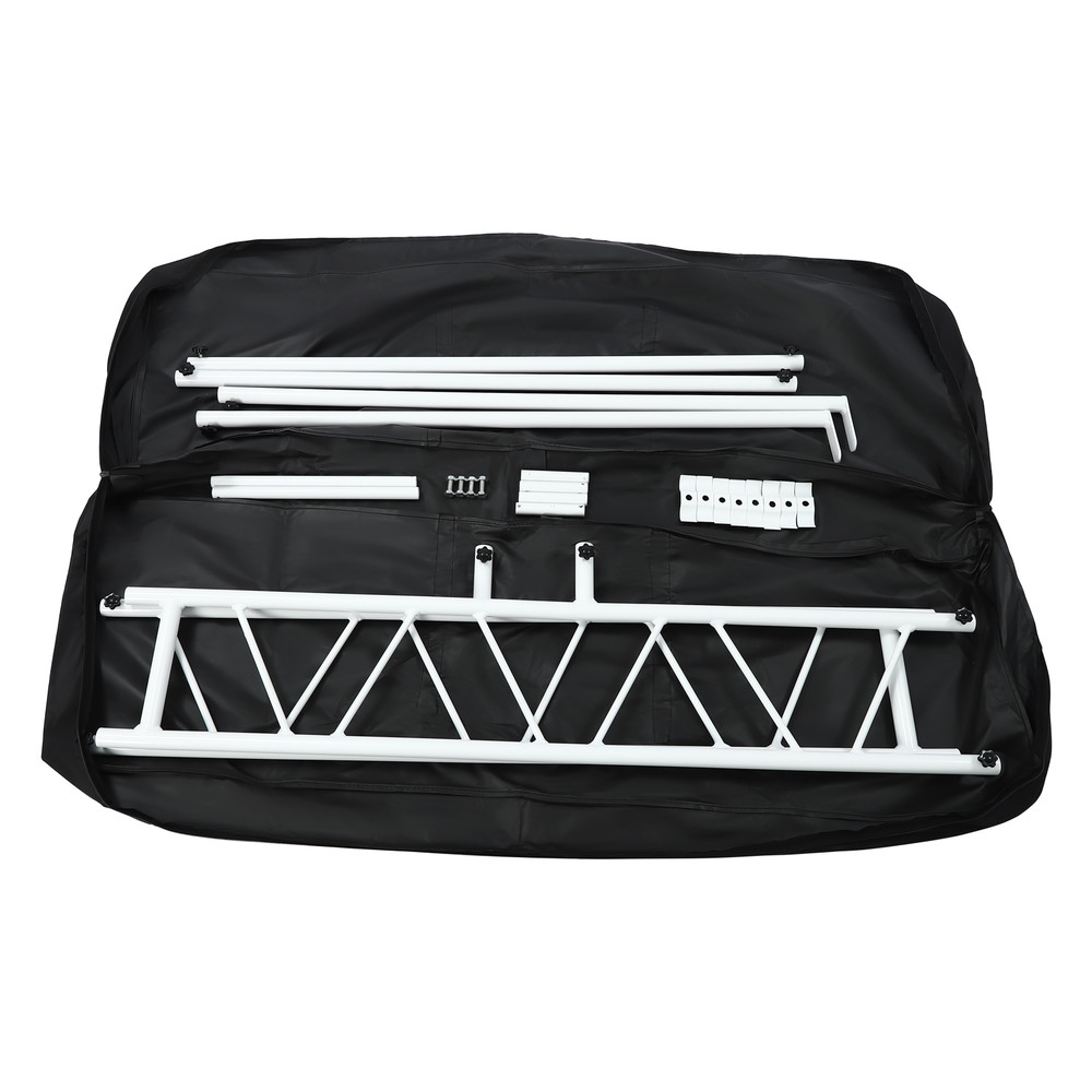 DJ Light Stand System - 7x8ft Aluminum Truss for Stage Lighting Support