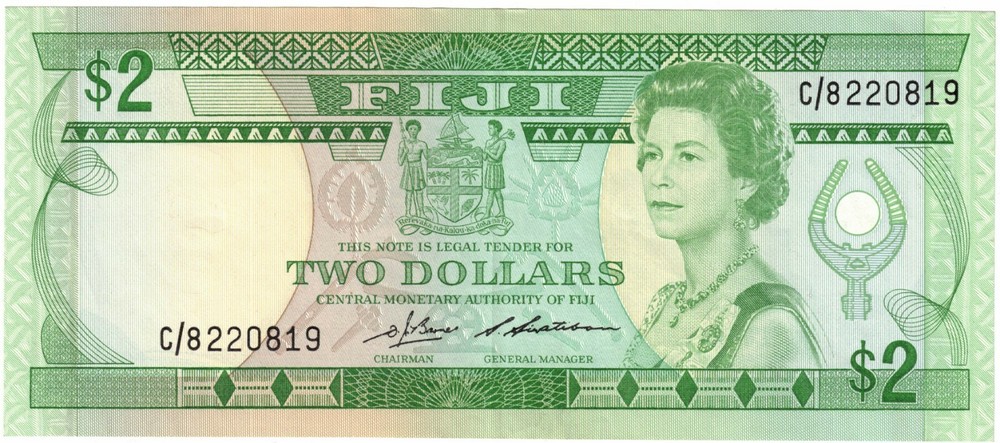 Fiji 1983 2 Dollars