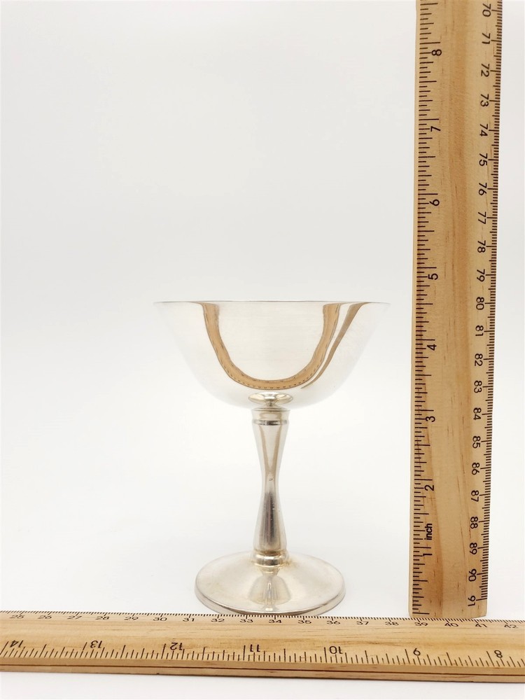Salem Silver Plate Champagne Cup Set