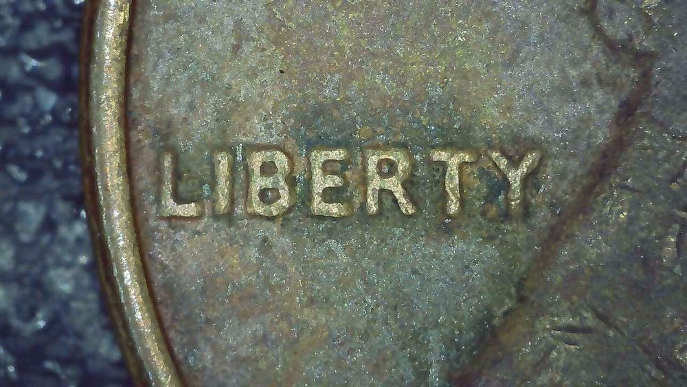 1978 D Lincoln Penny error filled mintmark