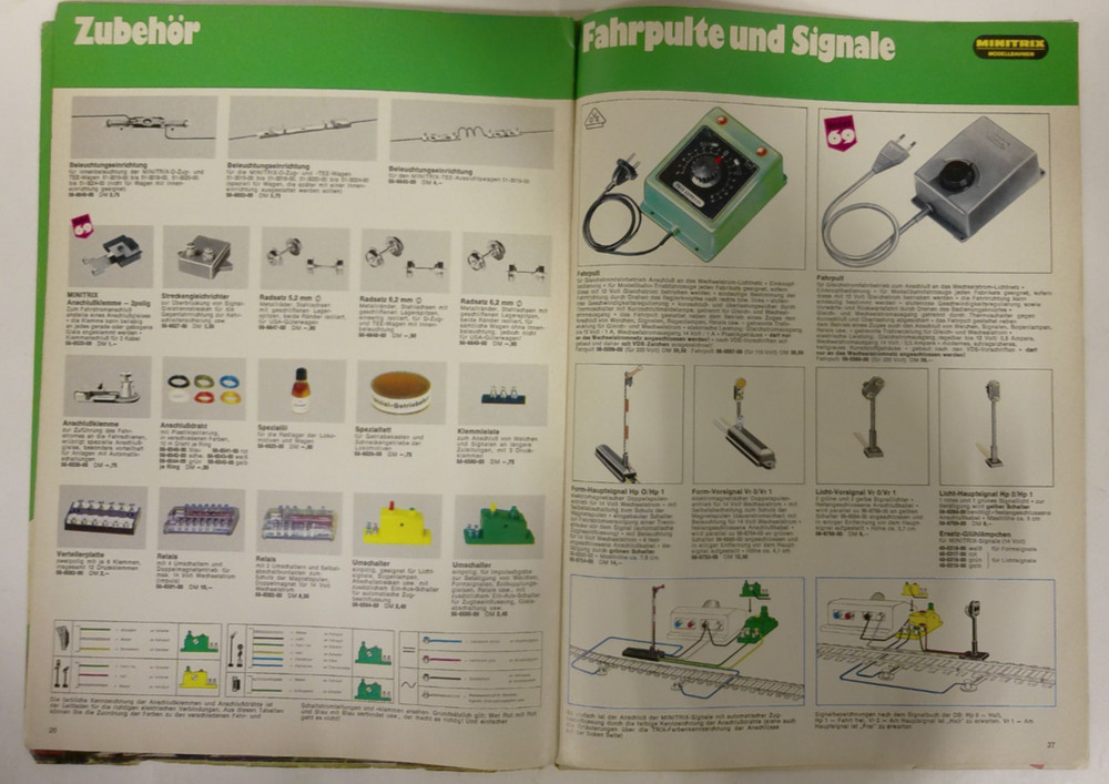 Minitrix 1969 Train Catalog