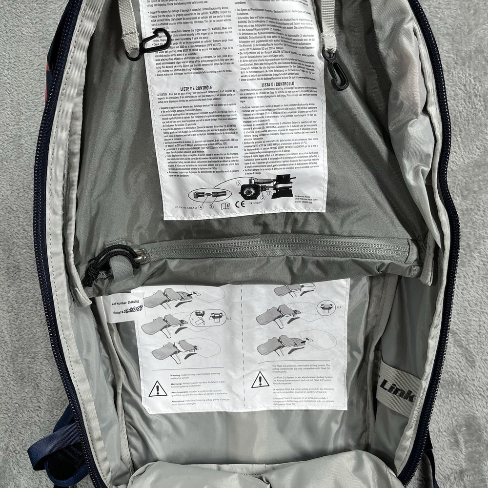 Backcountry Access BCA Float 22 Pack Blue Brown Avalanche BACKPACK ONLY