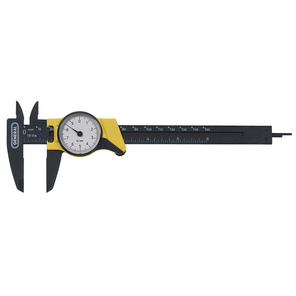 GENERAL TOOLS 144MM Dial Caliper,0-150mm 3YWH2