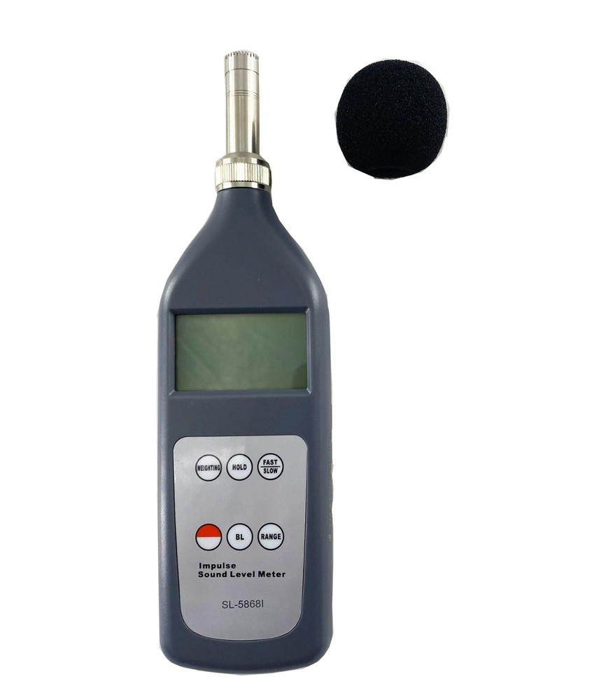 Impulse Decibel Reader Sound Level Meter Noise Meter with Range 25dB~130dB (A)