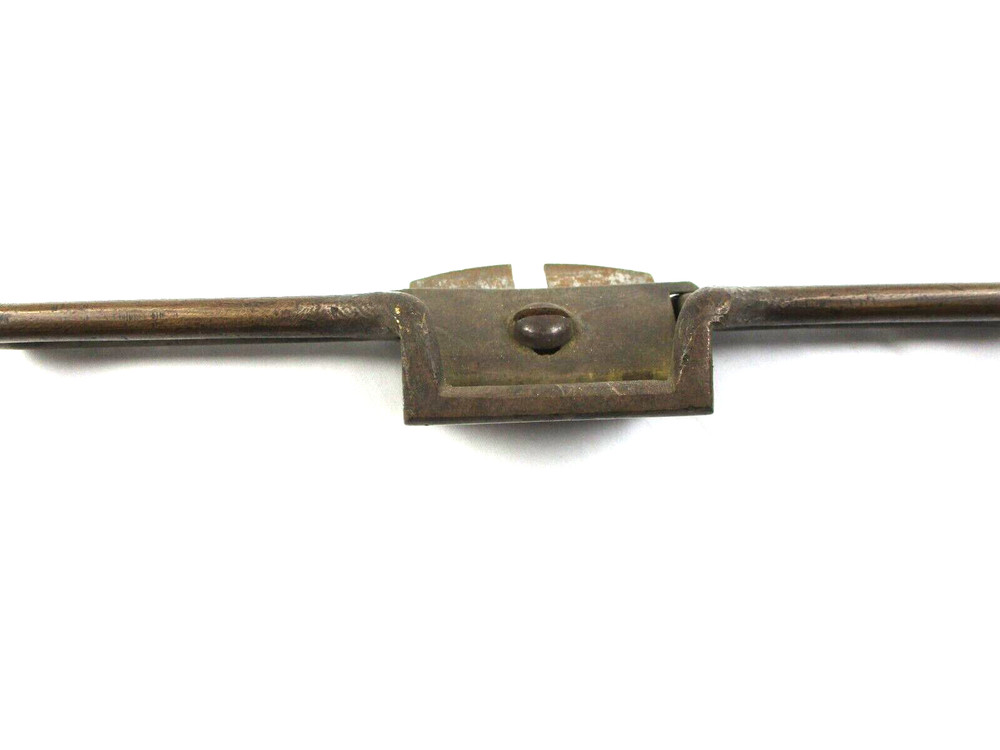 VINTAGE SOLID BRASS RABBET SPOKE SHAVE - STANLEY CUTTER