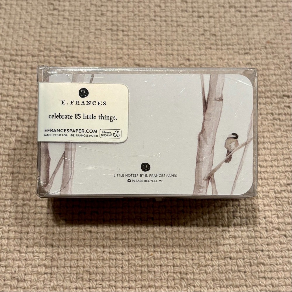 E. Frances - Chickadee Little Notes® - Bird Nature