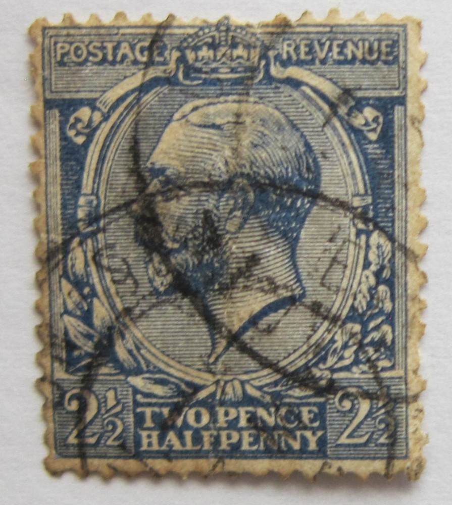 George V 2½d Blue