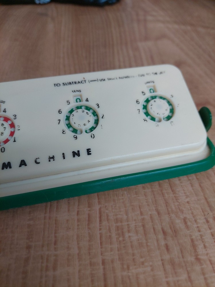 DIAL A MATIC ADDING MACHINE UNUSUAL
