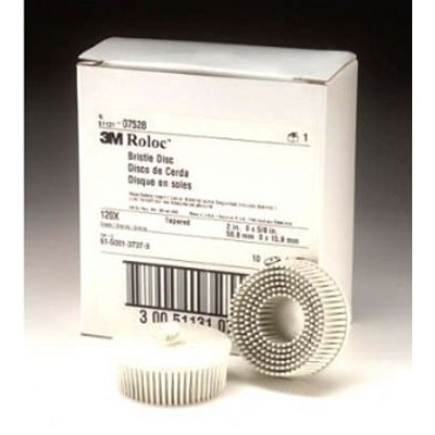 3M 07529 3" White Bristle Disc Coarse