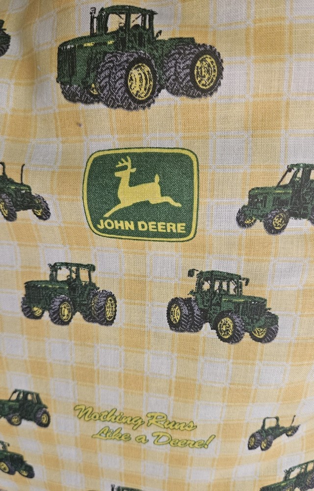 Vintage Style John Deere 15" Square Pillow.