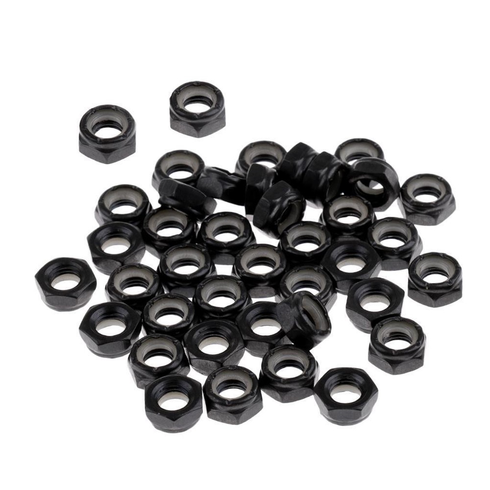 40PCS Axle Nuts, Nuts, for Skateboard Longboard