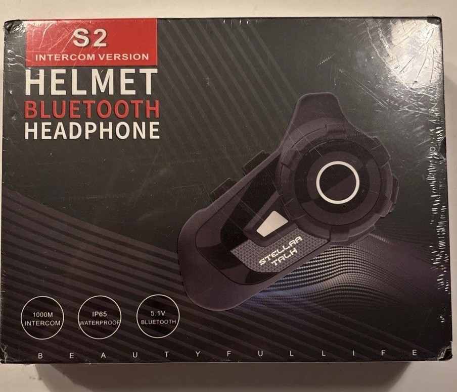 Stellar Talk-S2 Motorcycle Helmet Wireless Bluetooth Headset
