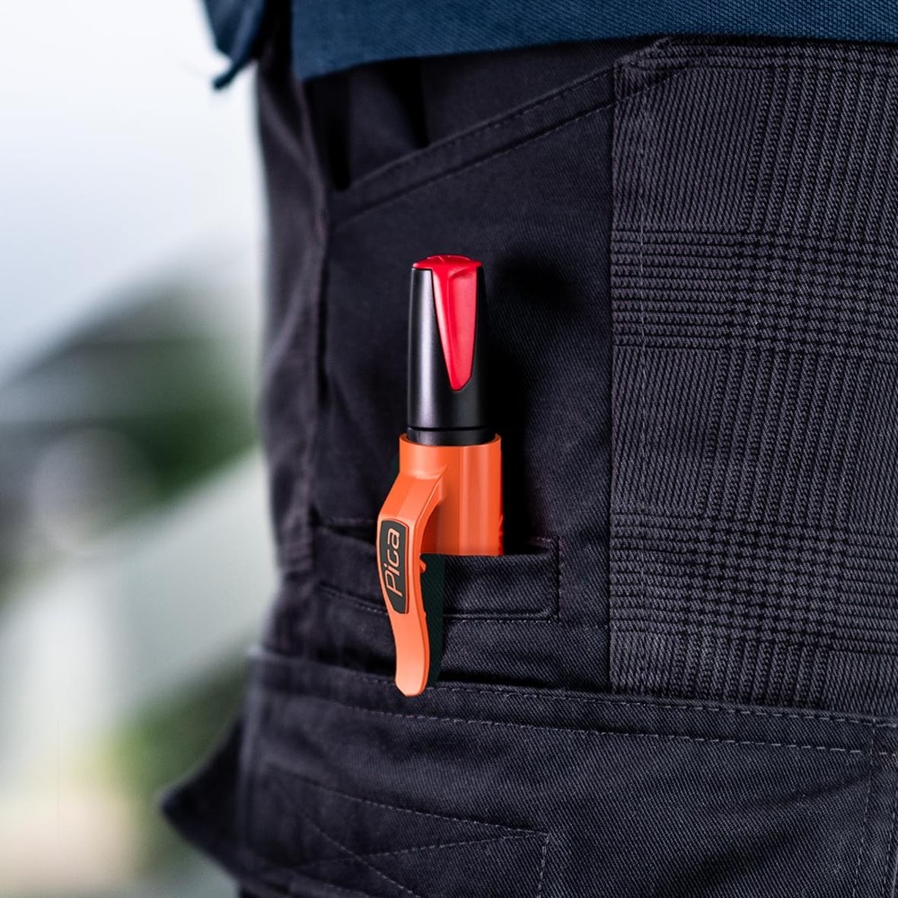 Visor – Industrial Permanent Marker, White