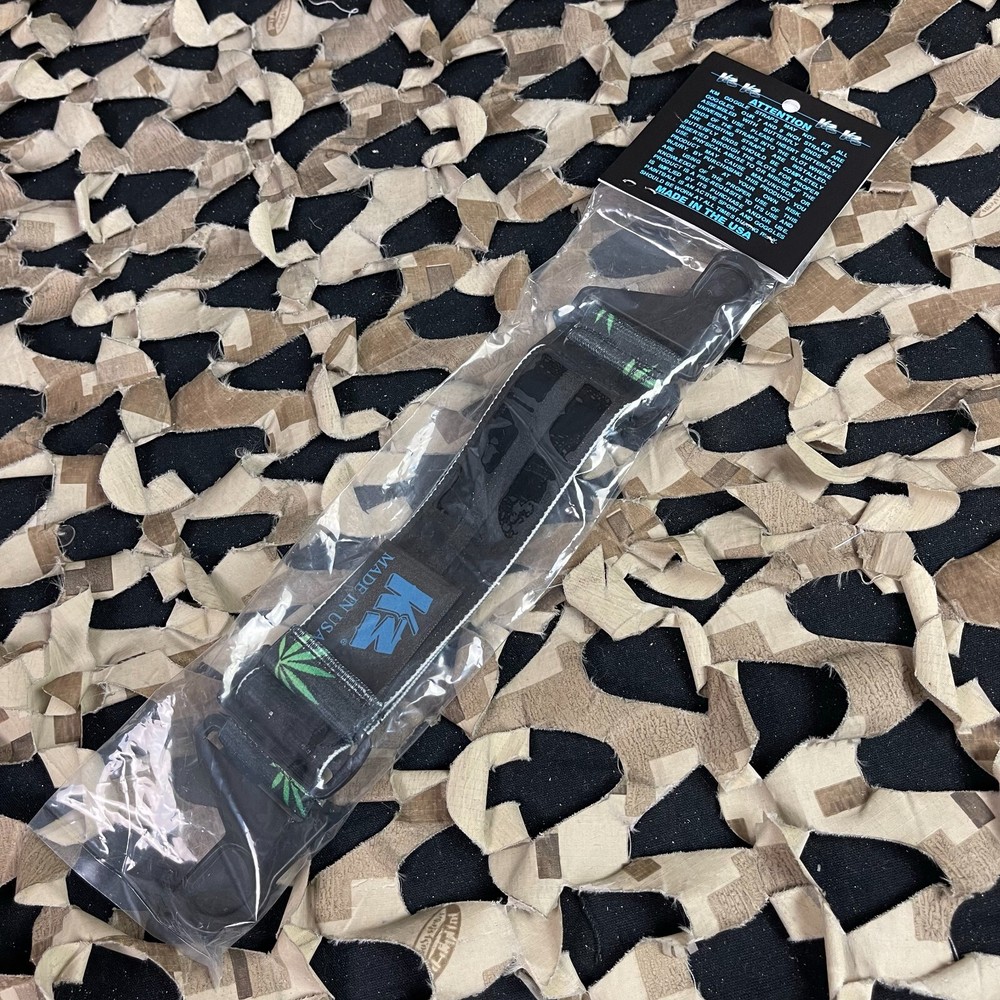 NEW KM PAINTBALL EVS GOGGLE STRAP - GREEN LEAF