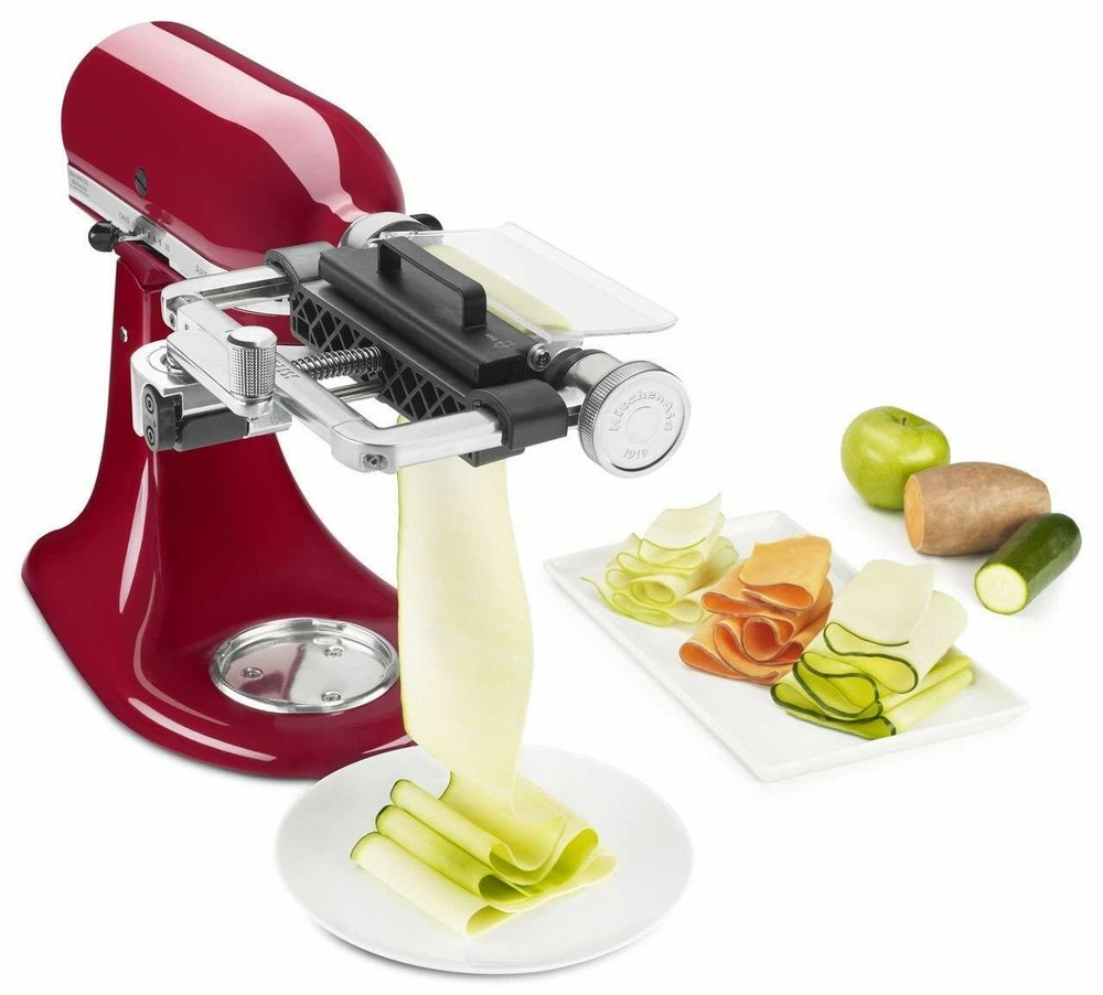 KitchenAid RKSMSCA Vegetable Sheet Cutter, 1, Metallic (Used)