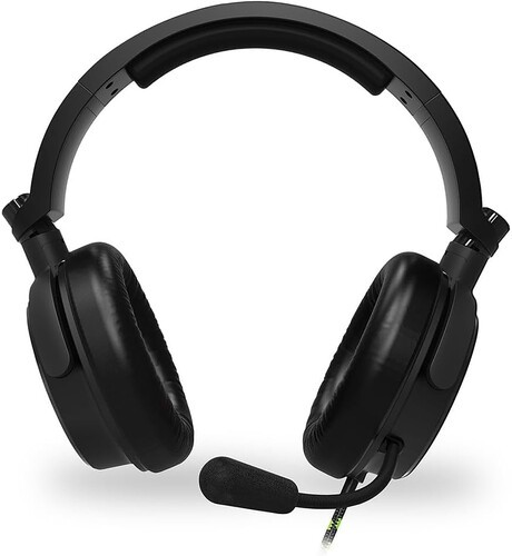 PC Accessory: Wired Headset - 4Gamers C6-100 - Black & Green: Compatible with PC