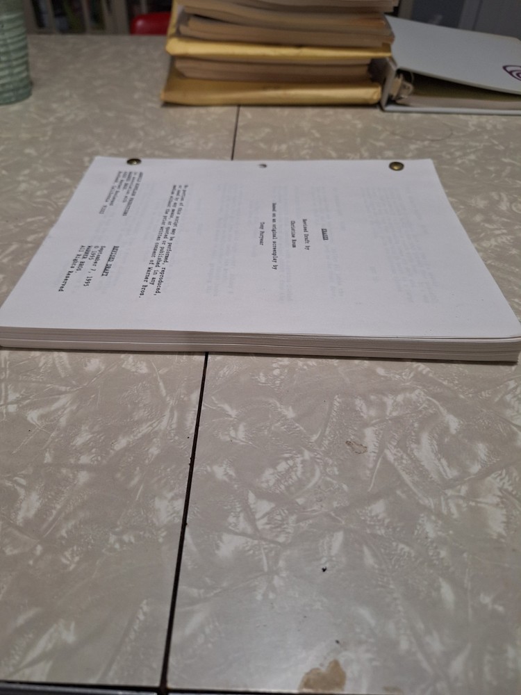 ERASER MOVIE SCREENPLAY SCRIPT Revised Draft ORIGINAL ARNOLD SCHWARZENEGGER