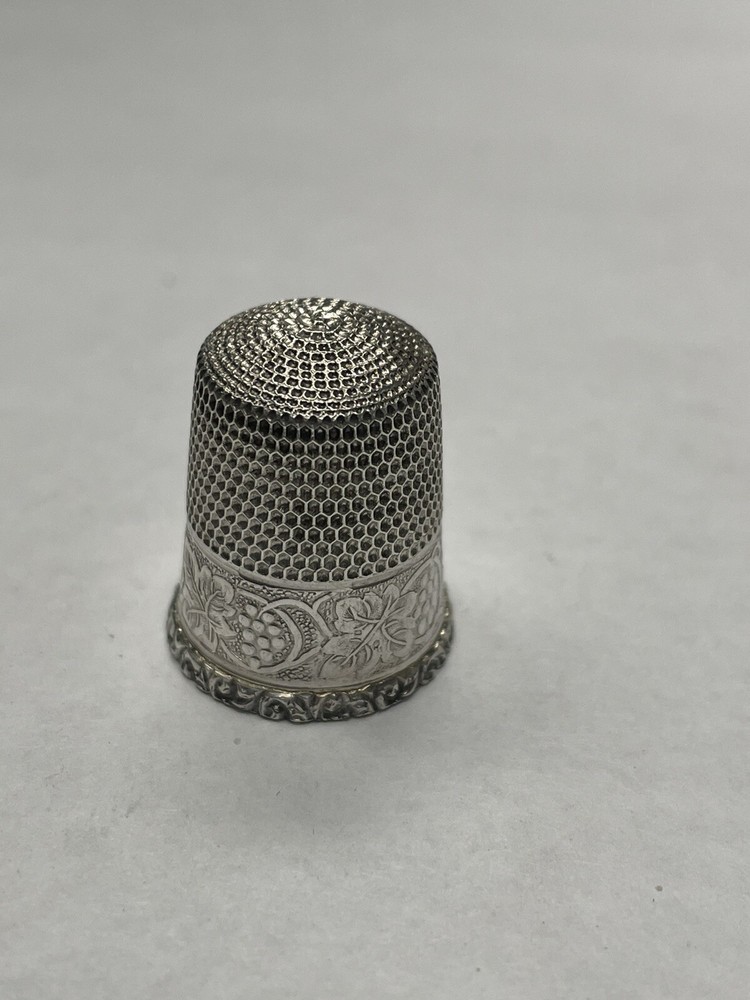 Sterling Silver Thimble For Sewing And Knitting.