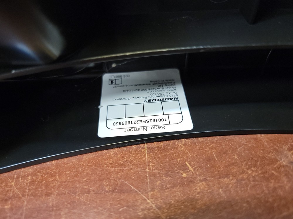 Bowflex SelectTech 552 Adjustable Single Dumbbell, 5lb-52.5lb