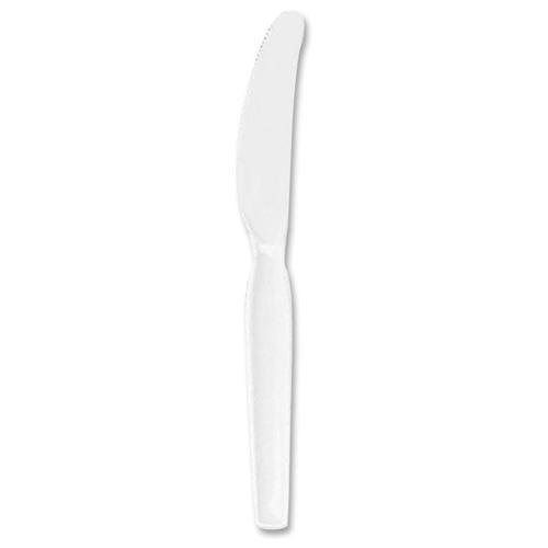 Dixie Heavy-duty Knife - 100/box - Polystyrene - White (KH207)