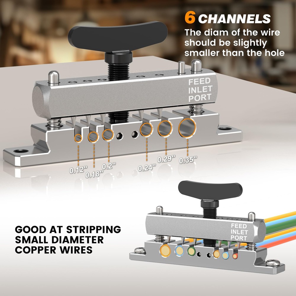 Adjustable & Portable Wire Stripper Machine – High-Efficiency Cable Stripping...