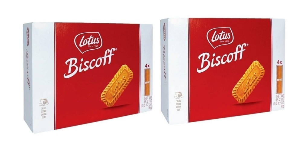2 Pack| Lotus Biscoff Cookies, 8.8oz, 4 Count