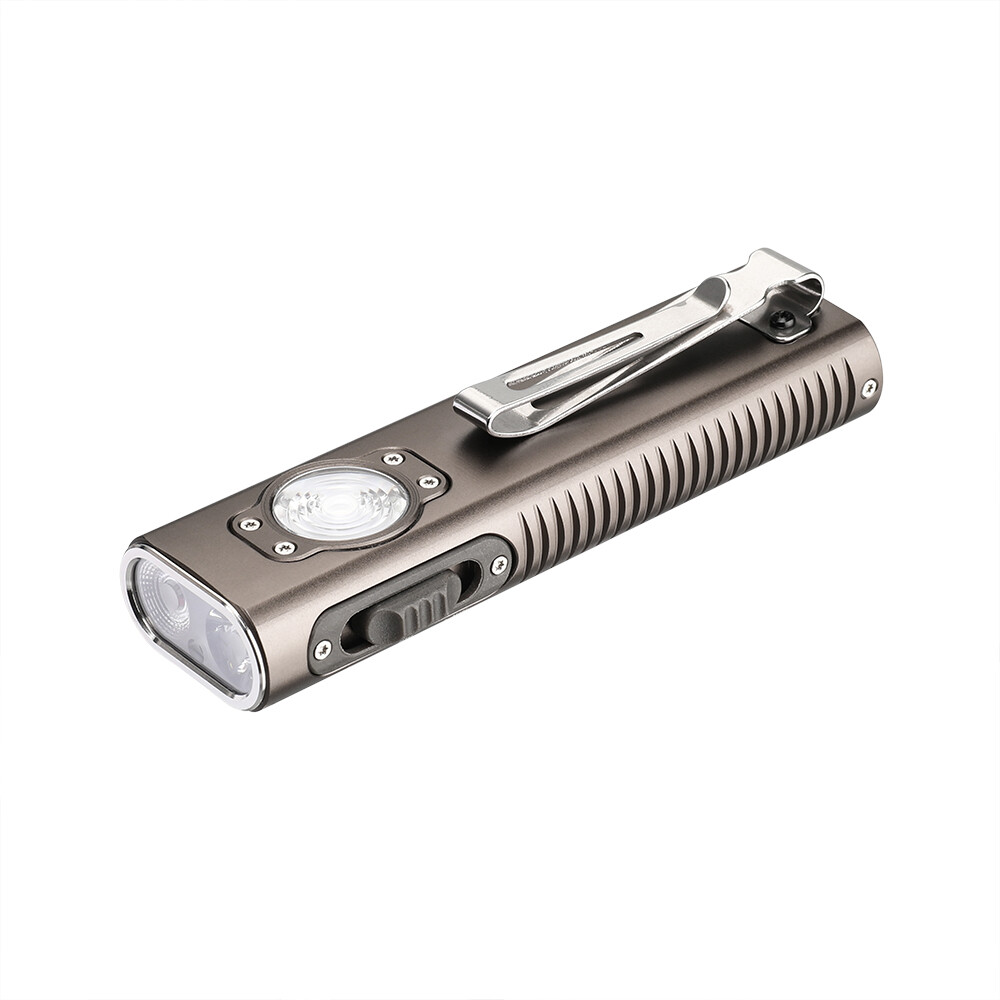Trustfire Pro Flat EDC Flashlight Small Powerful with LED Light, UV, Green Laser