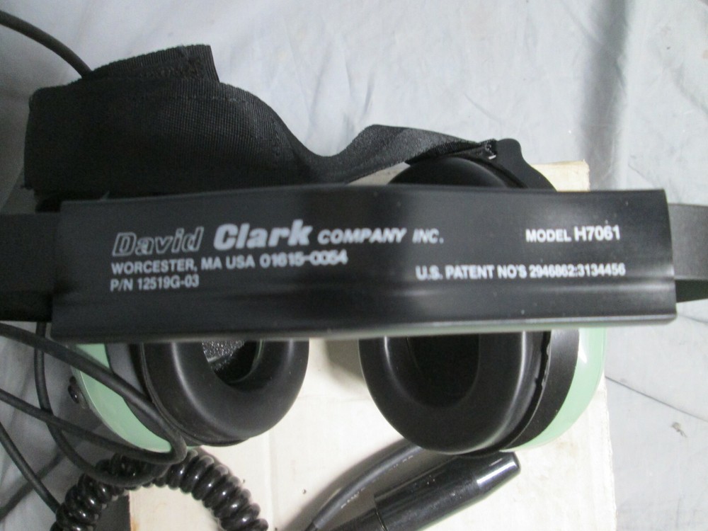 David Clark Headset without microphone Model H7061