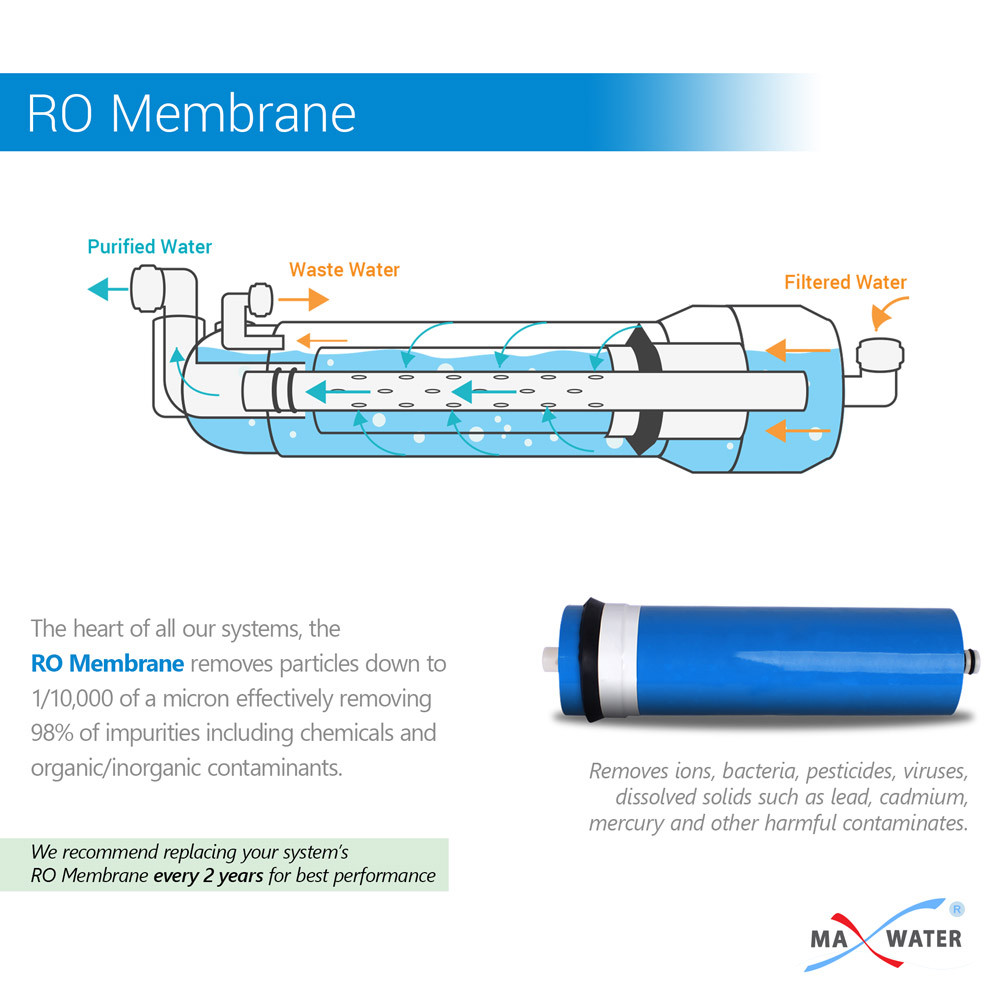 Reverse Osmosis Big Flow Commercial RO Membrane 3012- 600 GPD
