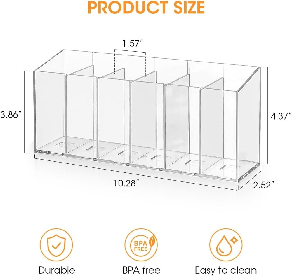 Drink Packet Organizer Water Transparent 2 Pack