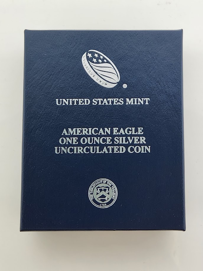 2016-W Burnished American Silver Eagle, OGP