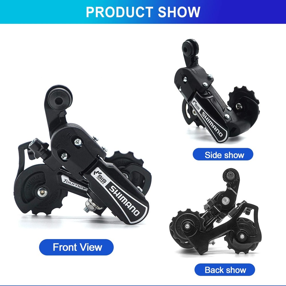 RD-TY21B 6/7 Speed Direct Mount Speed, Black-RD-TY21B-Direct