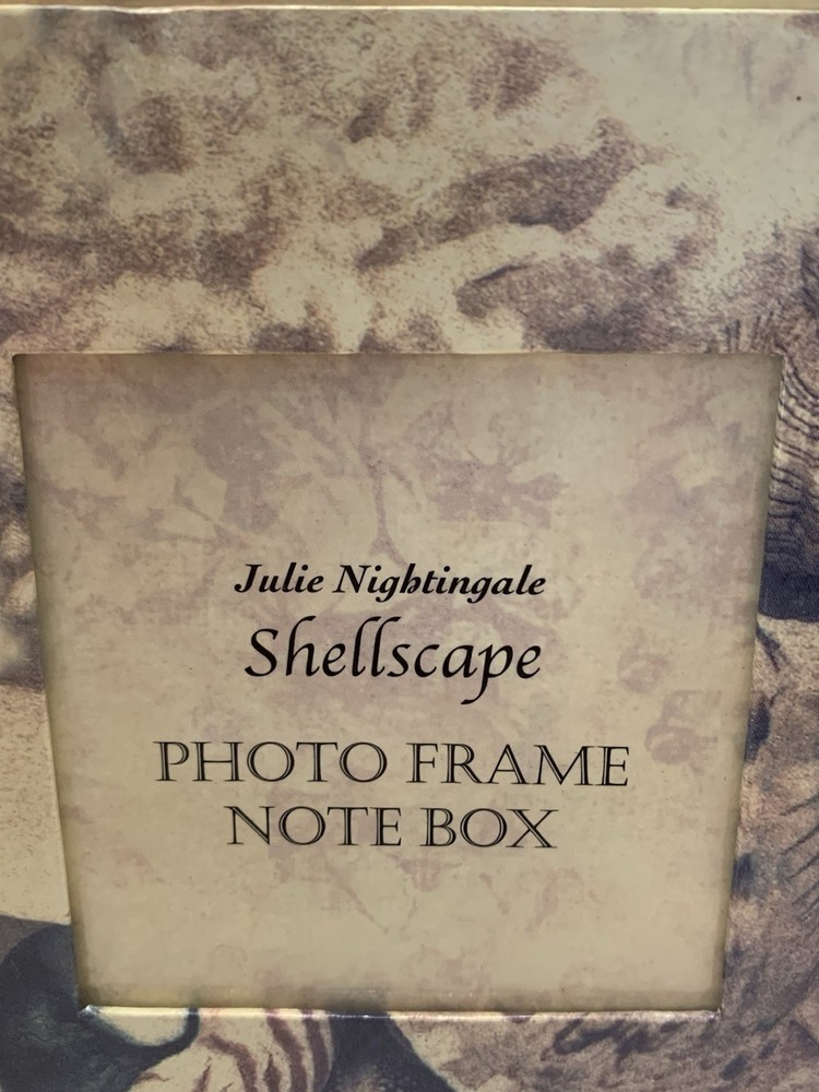 Julie Nightingale Shellscape Photo Frame/Note Box 2001