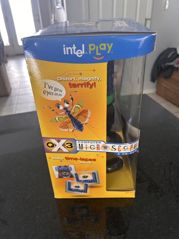 Intel Play QX3+ Computer Microscope Electronics Windows 2000, 98, 98 SE, ME VTG