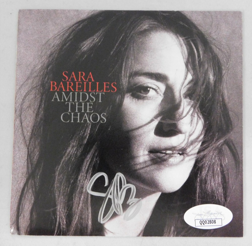 Sara Bareilles Signed Amidst The Chaos CD Booklet JSA Authenticated