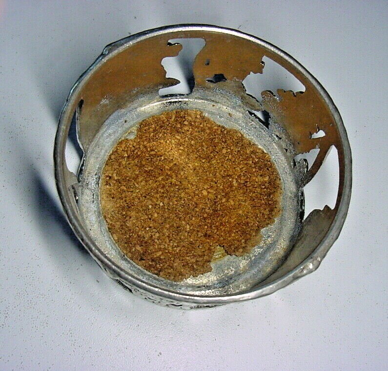 Wine Coaster - Silver Plate on Cast Metal - Grape & Flora Design