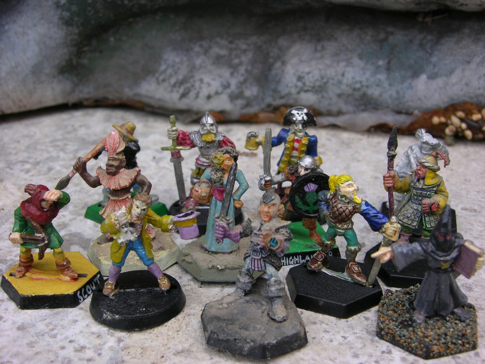 TALISMAN DUNGEON CHARACTER FIGURES, PAINTED, MULTI-LISTING