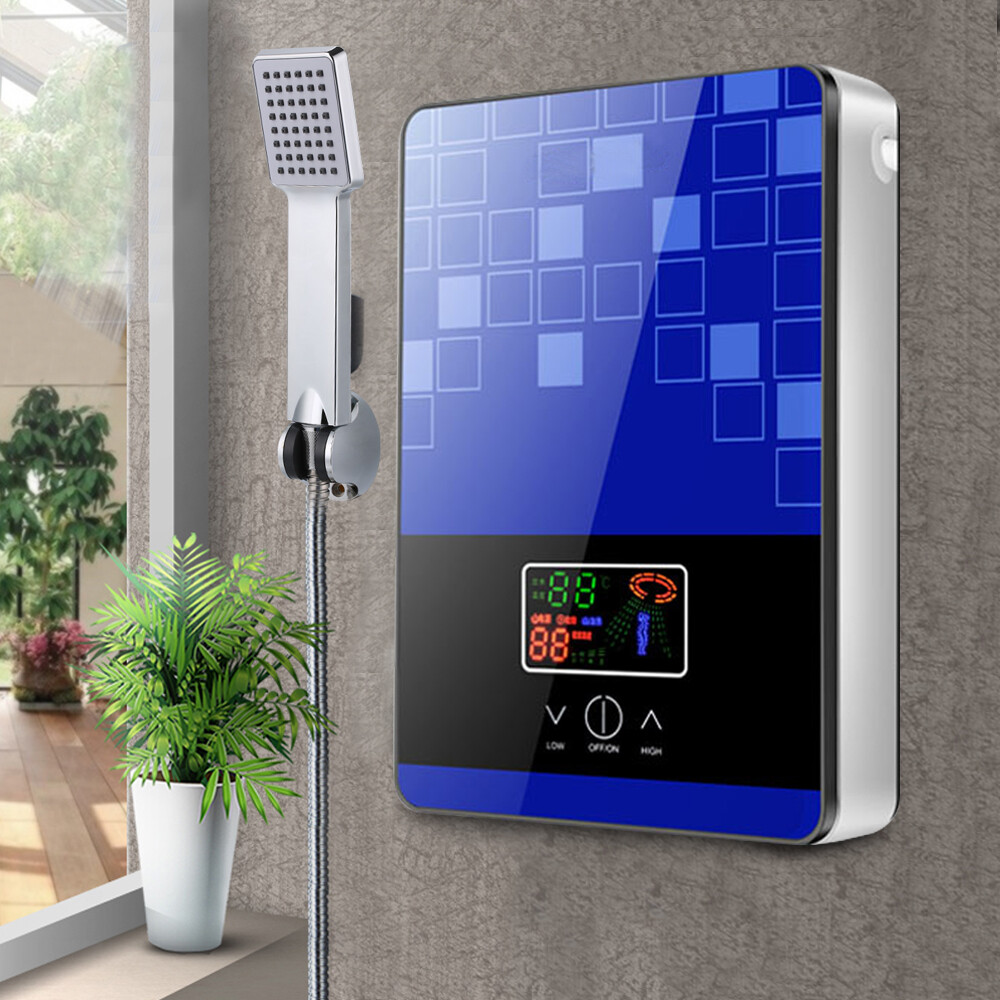 Electric Instant Hot Water Heater Tankless Boiler Bathroom Shower 4500W 110V US