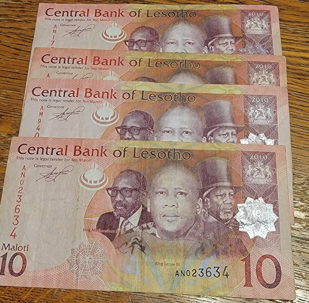 4 LESOTHO NOTES  T-BAG