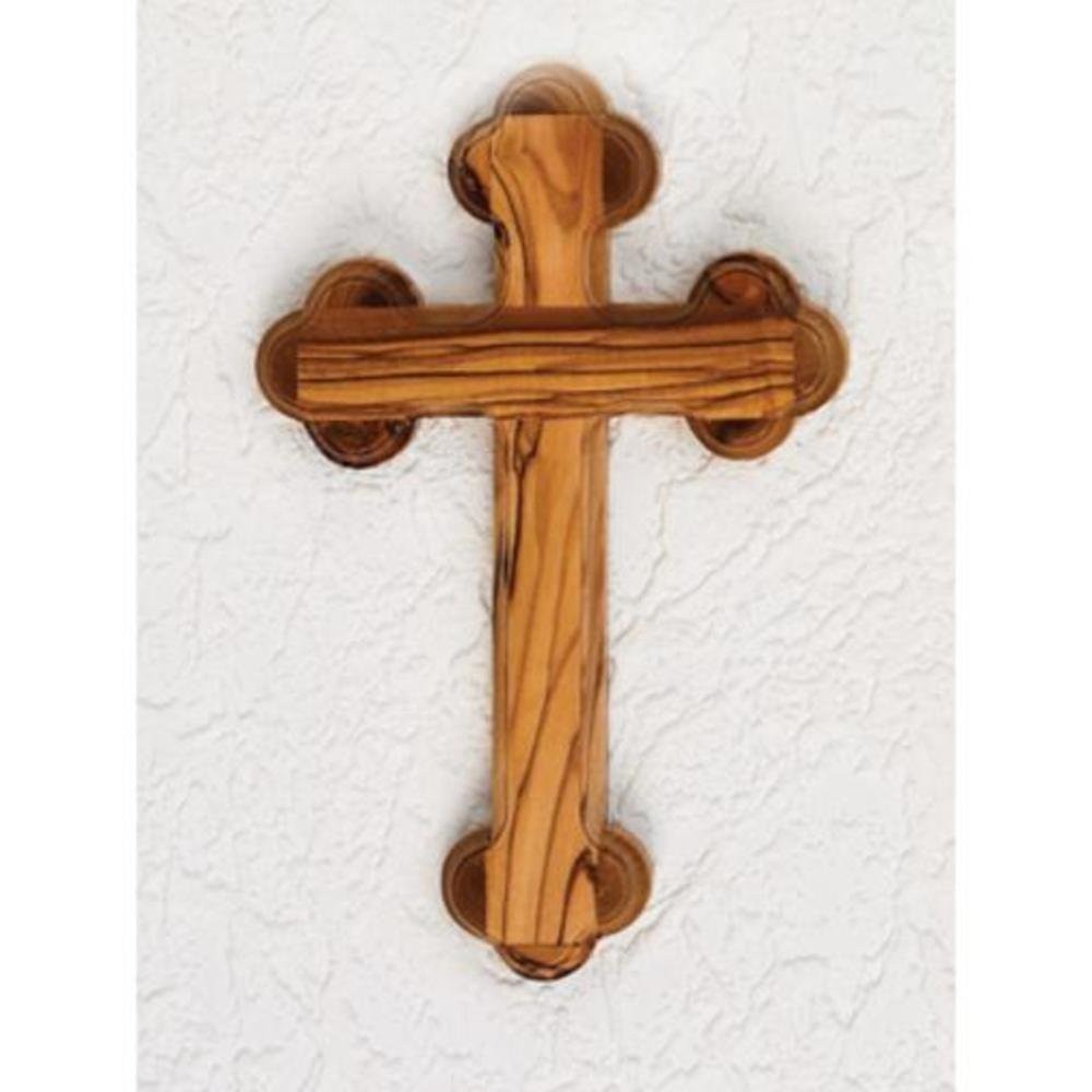 Olive Wood Cross Eastern Style 6 1/2"