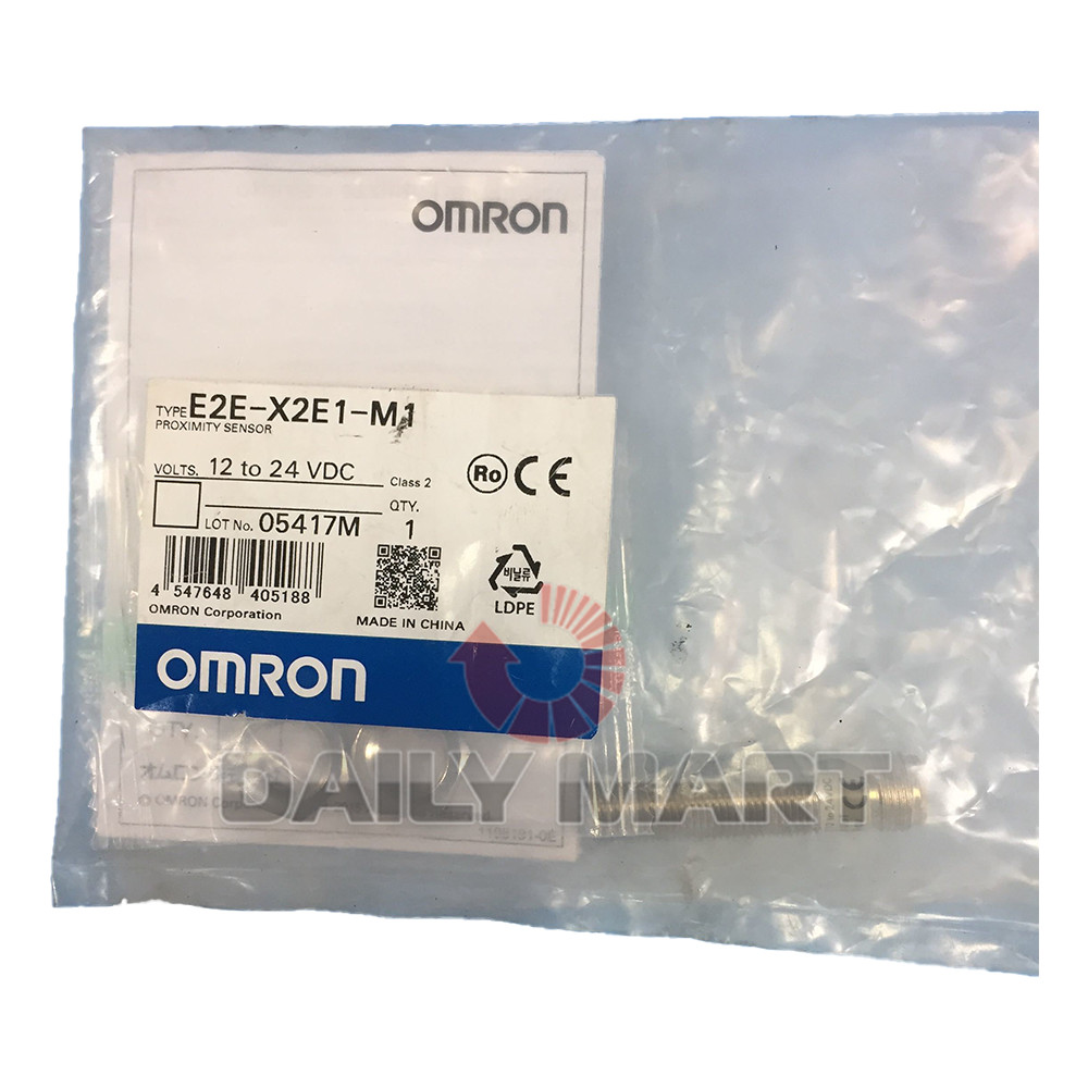 New In Box OMRON E2E-X2E1-M1 Proximity Sensor
