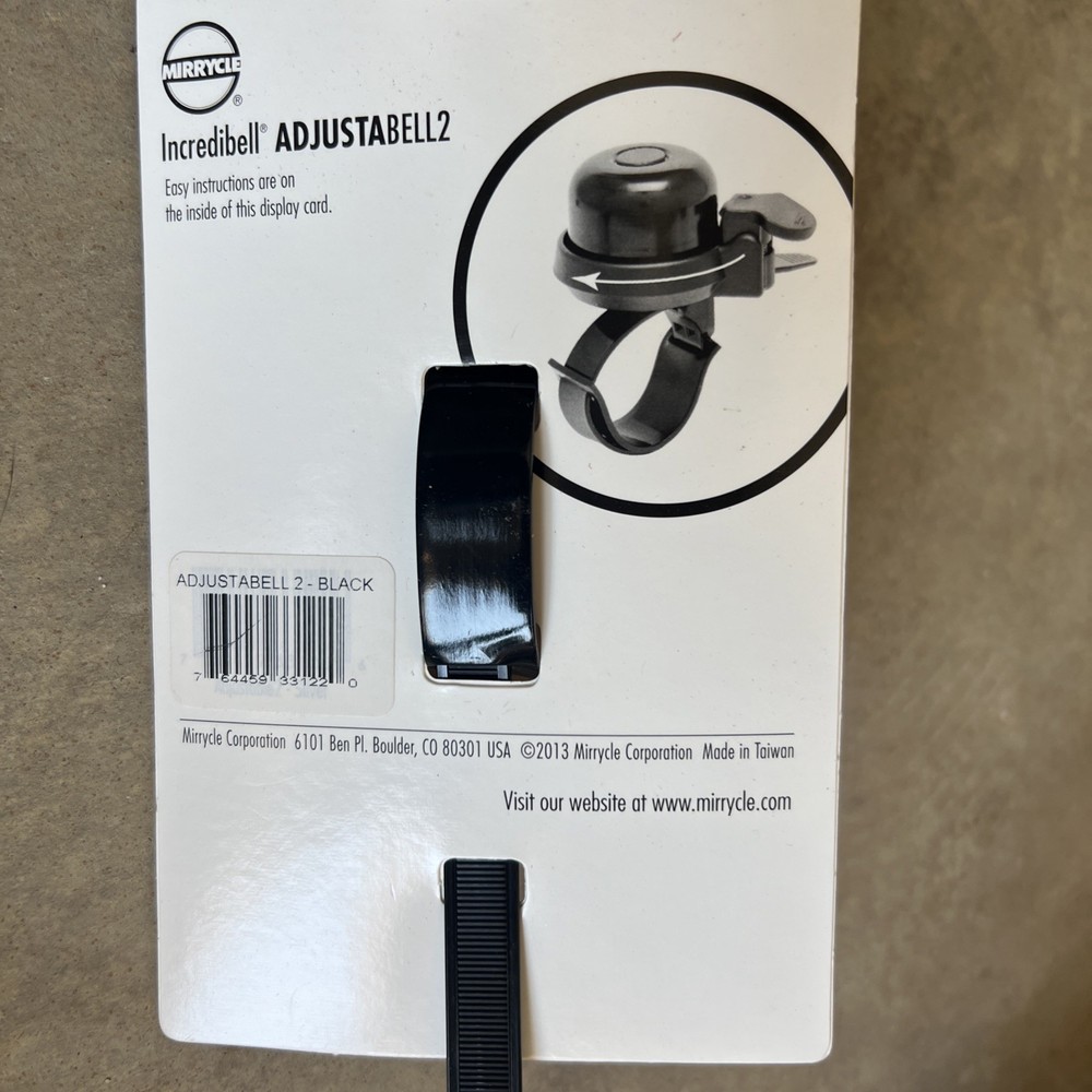 Incredibell Adjustabell 2 Bell: Black